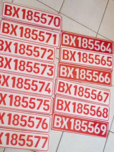 Private &amp; Government Number Plates